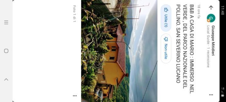 B&B A Casa Di Mario San Severino Lucano Buitenkant foto
